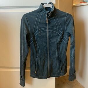 Teal Long-Sleeve Zip-Up